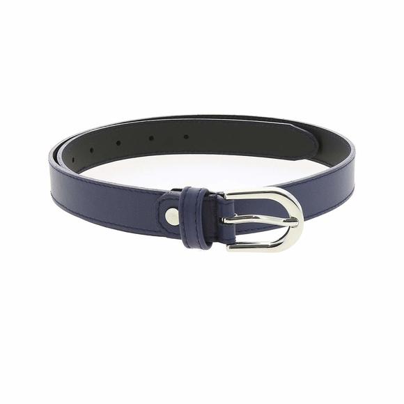Women Genuine Italian Leather Belt Luna, Made In France 